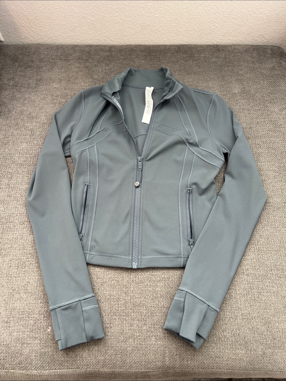 lululemon athletica Slate Blue Zip-Up Utility Jacket